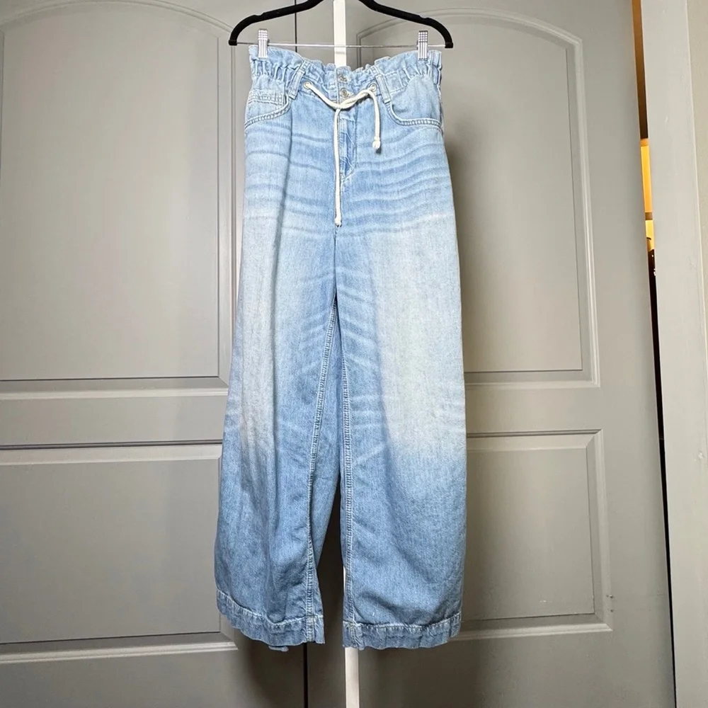 PILCRO Light Blue Wide Leg Jean SZ 29 - Picture 1 of 4